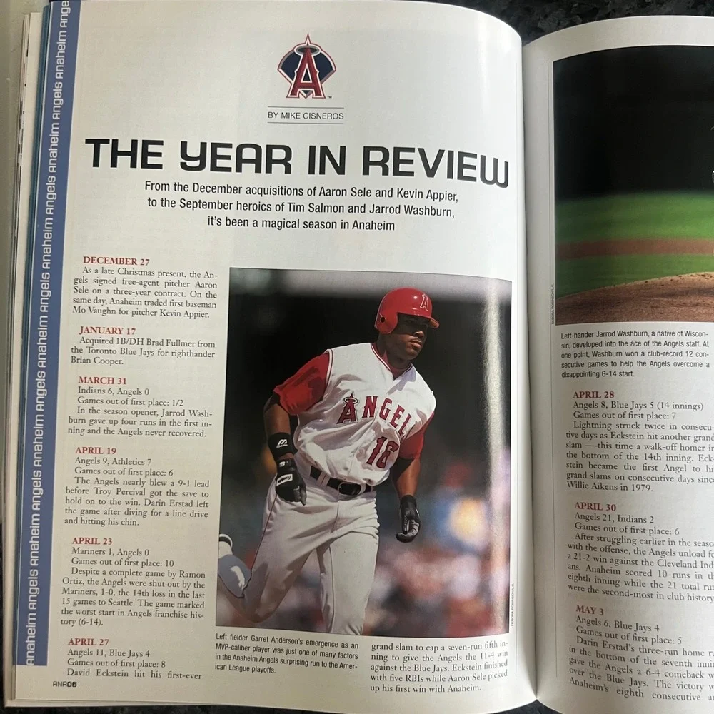 Vintage Baseball Book Lot, Pictorial History, Rules in Pics, 2002 ALCS Program